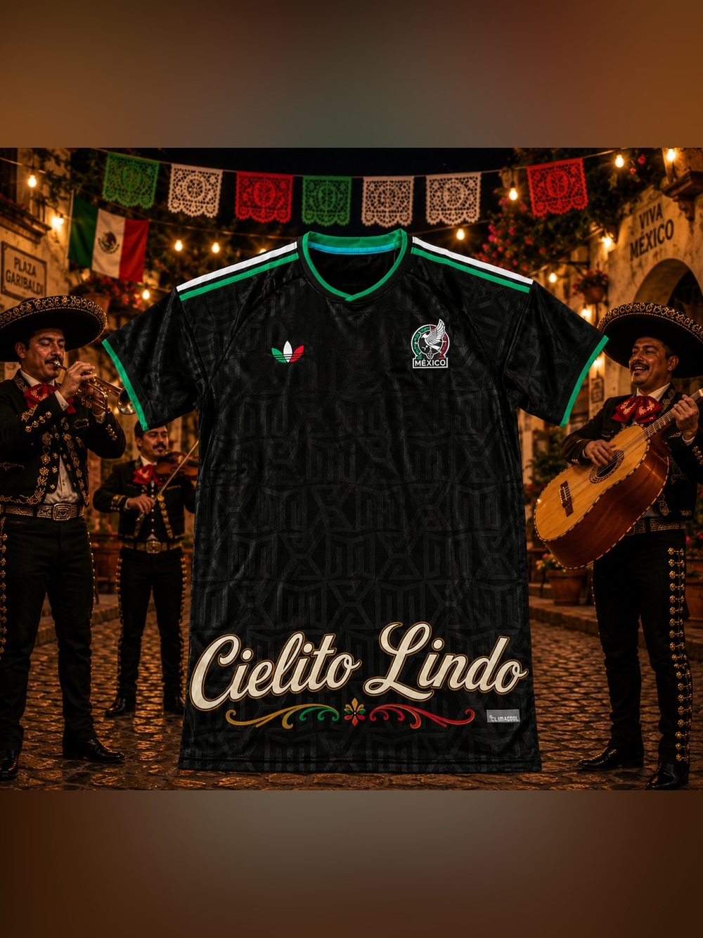 Black Mexico Soccer Jersey